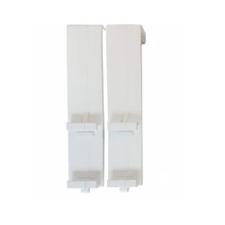 Verlängerte Klemmhalter für Fenster mit Lüftungsschlitzen. Mini-Rollo.