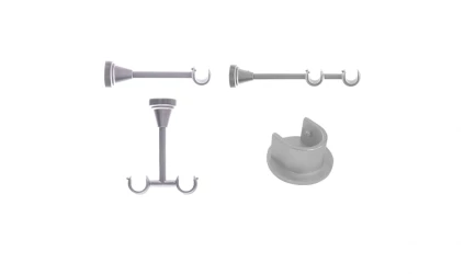 19 mm Metallhalterung