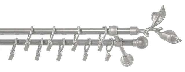 Gardinenstange 16 mm METALL + PVC