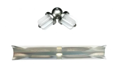 Verbinder für Gardinenstangen aus Metall 16 mm