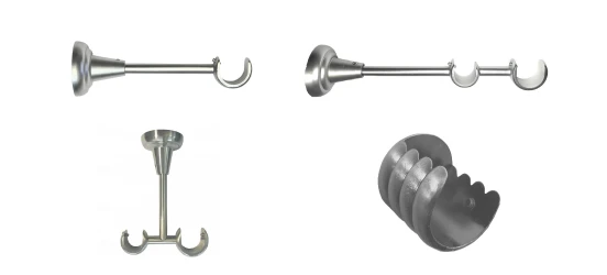 25 mm Metallhalterungen