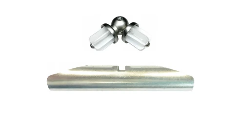 25 mm Verbinder für Gardinenstangen aus Metall