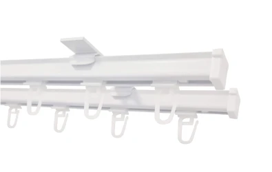 Aluminium-Vorhangschiene für Decke/Wand SOLO