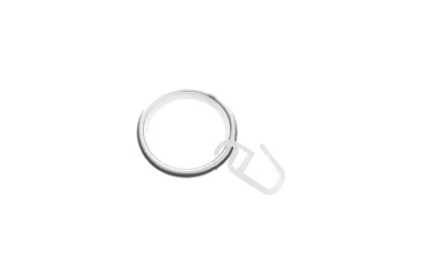 Leise Gardinenringe mit Faltenhaken 16 mm