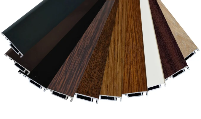 Mustertafel der Profile für Moskitonetz für Fenster