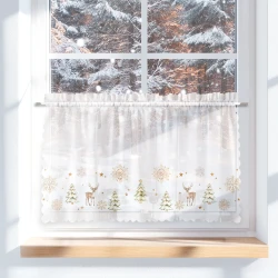 Weihnachtlichevorhänge für ausziehbare Gardinenstange