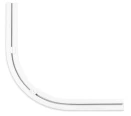 Durchgangsbogen für Aluminium-Deckenprofil DUO - rolmeister.de